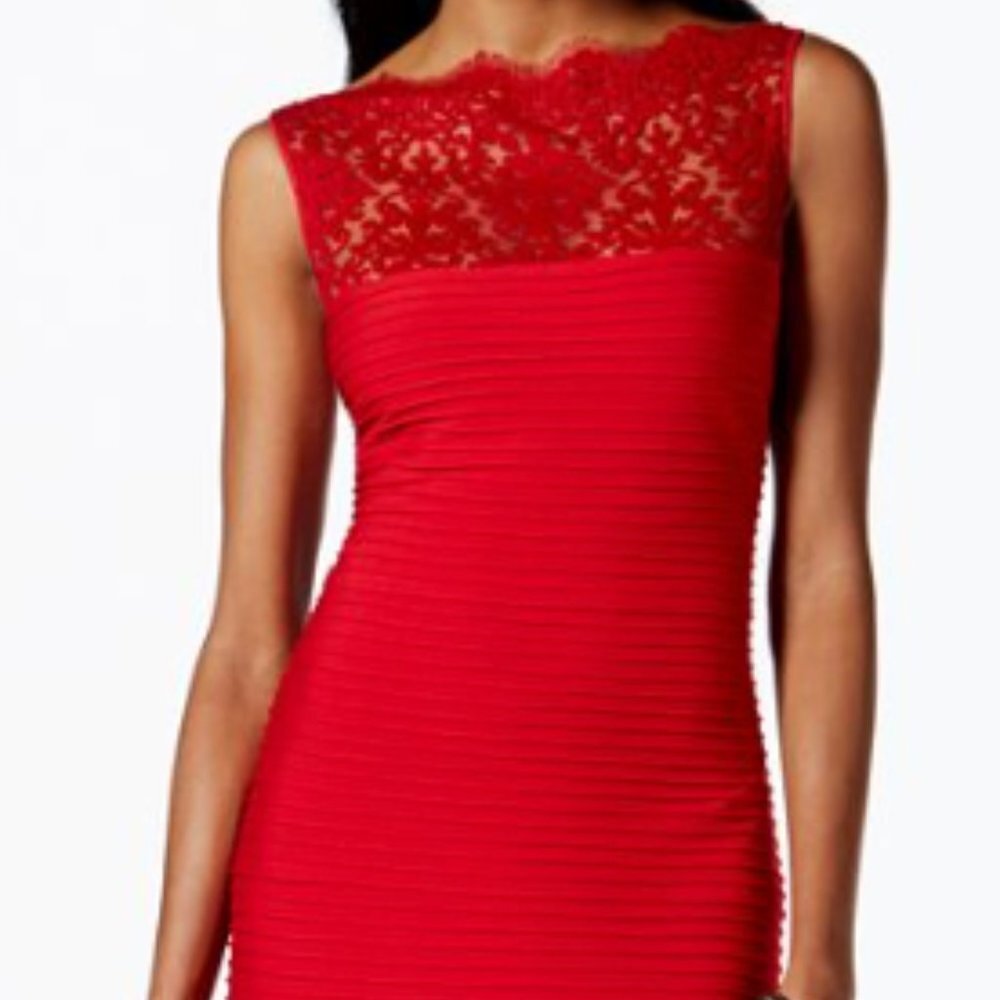 Tasdashi Shoji red full length dress - Picture 2 of 10